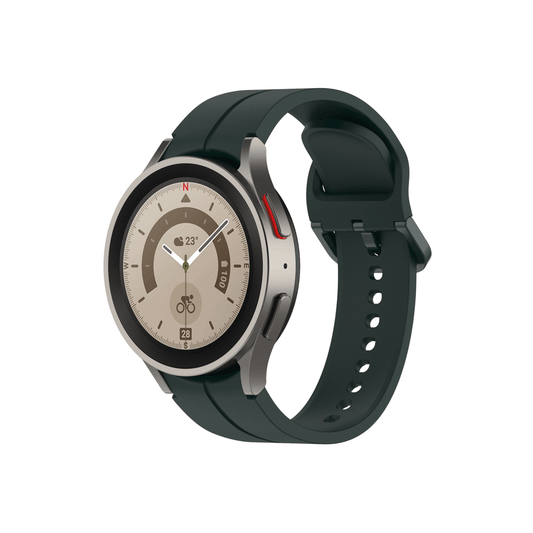 Sportliches Smartwatch-Armband in Schwarzgrün – robust und modern.