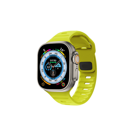 Active Air Armband in Lemon-Grün – atmungsaktives Sportarmband für Apple Watch, ideal für Training & Alltag