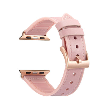 Apple Watch Silikonarmband in Rosa von Smartbandz – Modell Klassic, hautfreundlich, stilvoll und kompatibel mit 38–49 mm Apple Watch.
