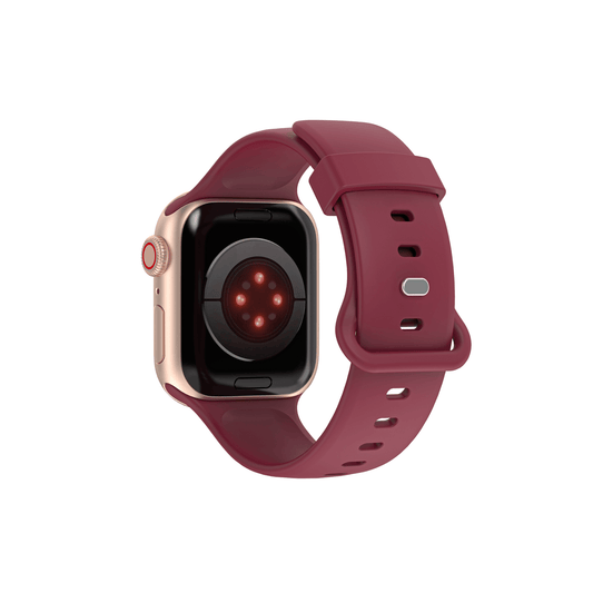 Elegantes Bordeaux-Fit Armband – flexibel & schweißresistent für Training & Alltag