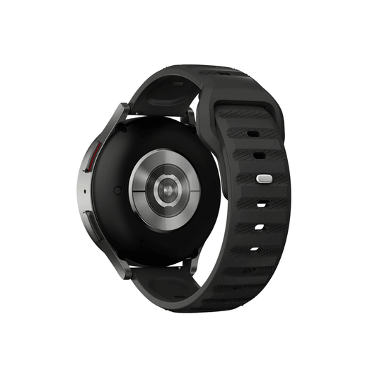 Invictus Sportarmband in Schwarz – robuster Grip & sportlicher Stil für Garmin, Samsung Galaxy Watch & Amazfit (20 mm)