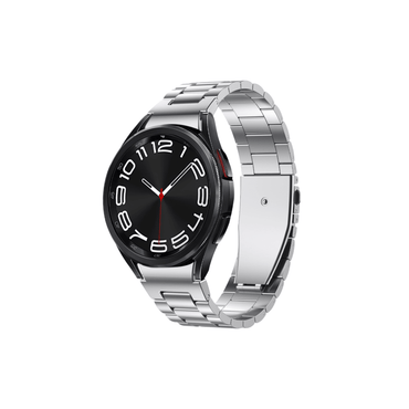 Frontansicht des Matrix Edelstahlarmbands – 20 mm Bandbreite, elegantes Design für Smartwatches.