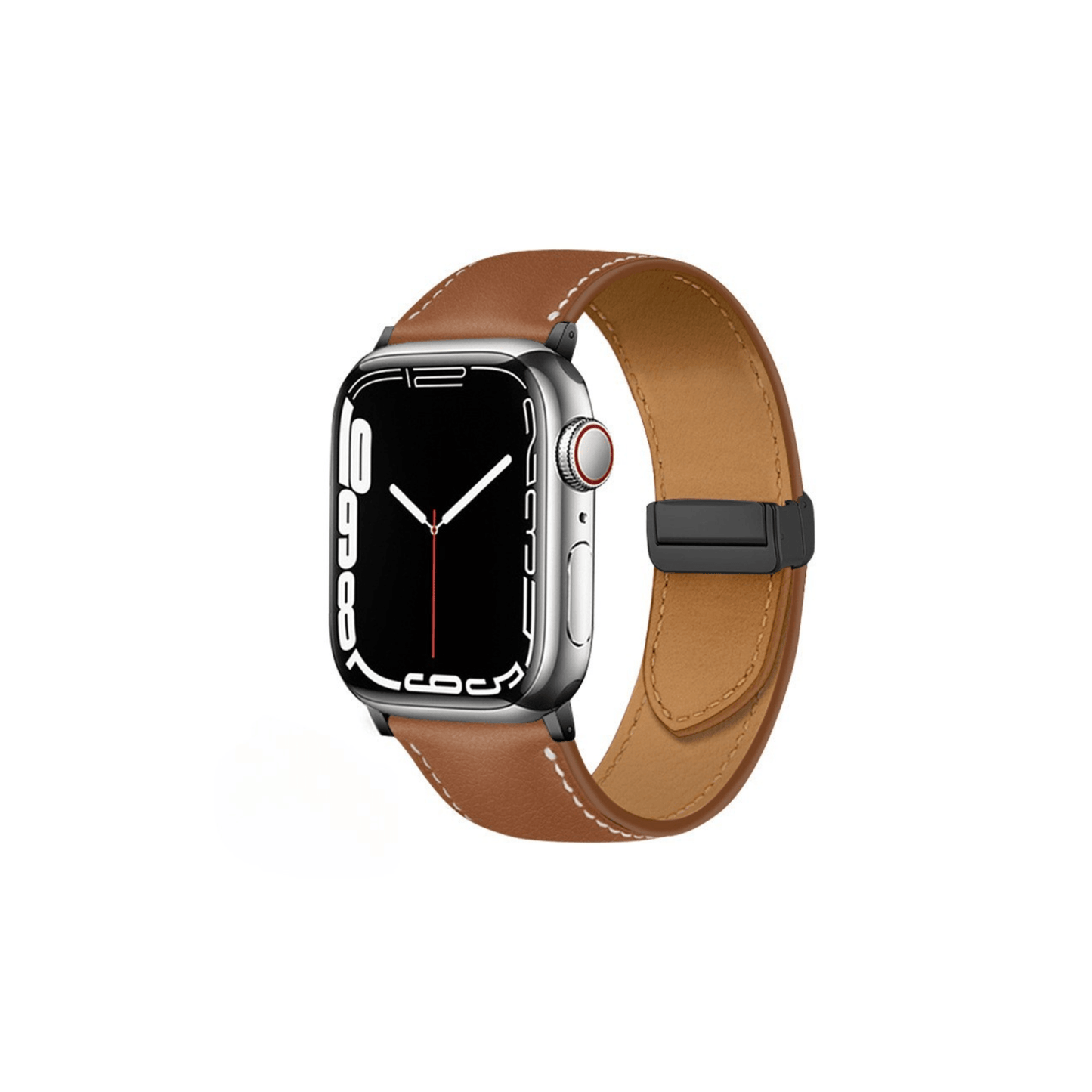 Verve Kunstlederarmband Braun für Apple Watch – edler Braunton, stilvolles Accessoire für Business und Freizeit.