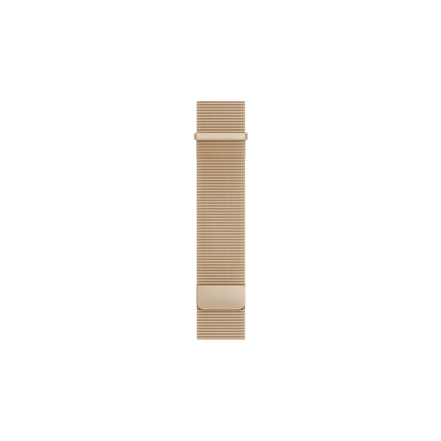 Goldenes Mesh-Armband mit Magnet und Adaptern – passend für Garmin Smartwatches