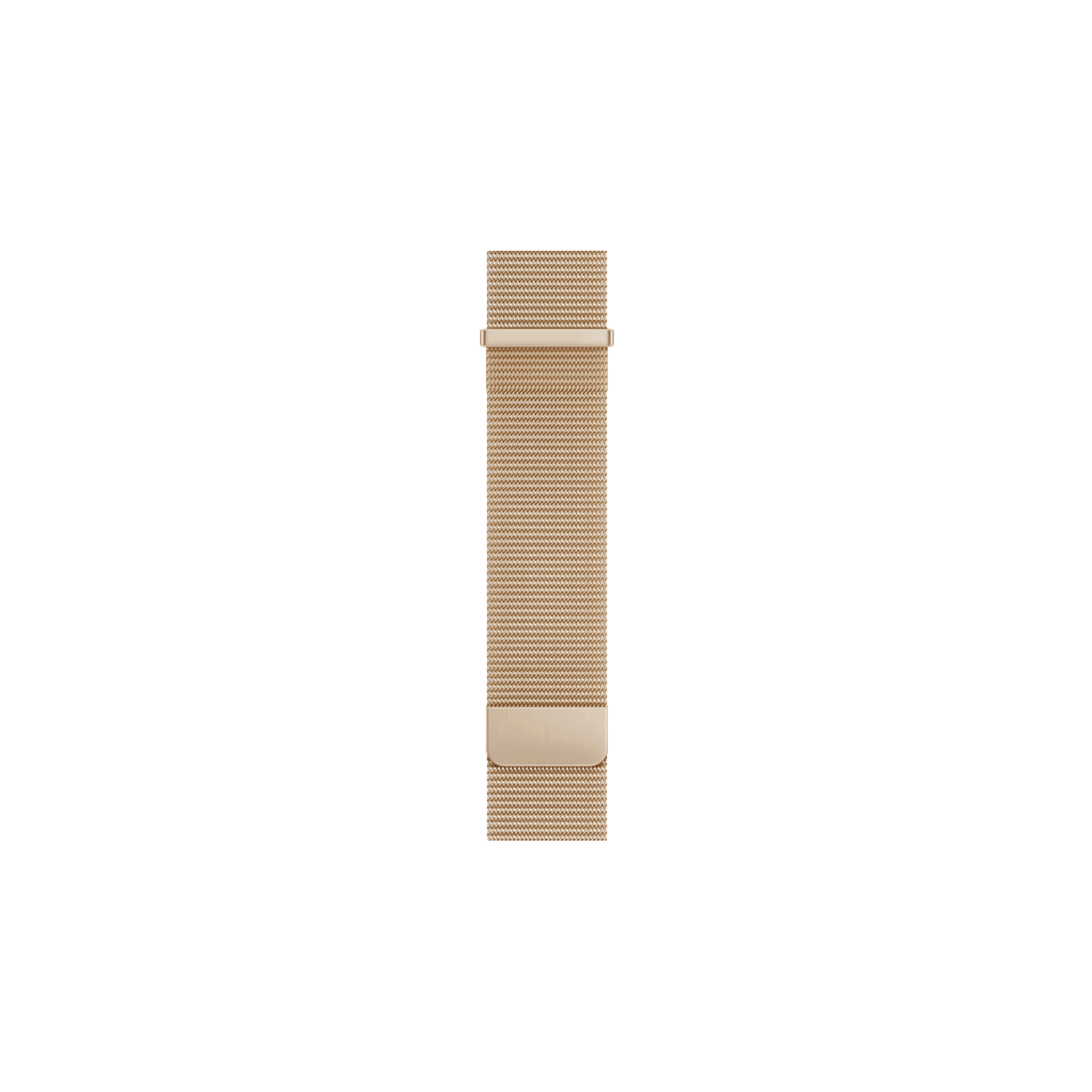Goldenes Mesh-Armband mit Magnet und Adaptern – passend für Garmin Smartwatches