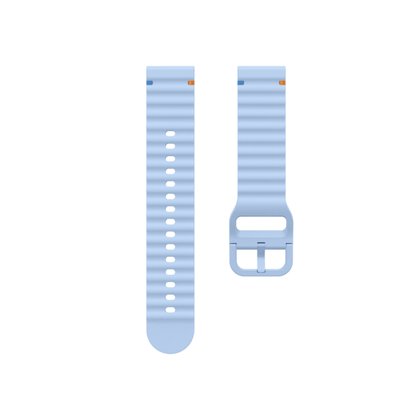 Stylishes Silikonarmband Ozean-Blau – ideal für Workouts und Freizeit.