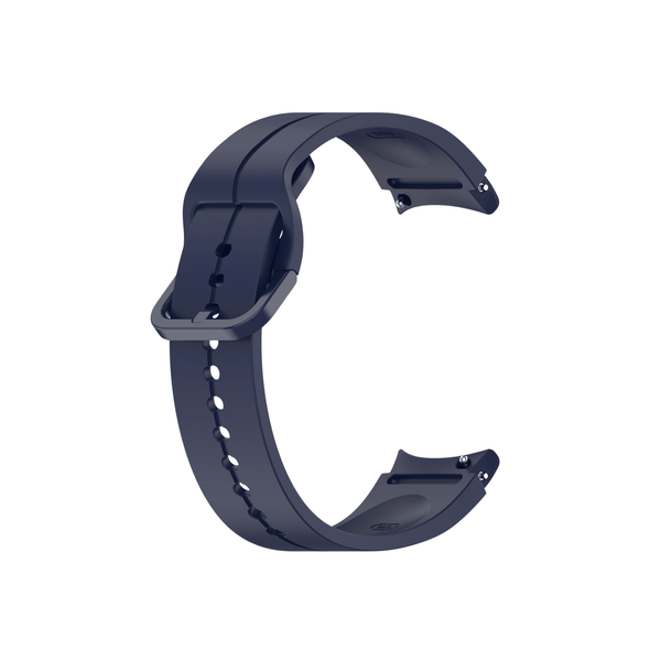 Armband-Segment mit Dornschließe in Dunkelblau – Seite A des Sportarmbands von Smartbandz.