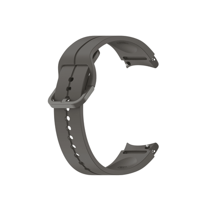 Erstes Segment des dunkelgrauen Armbands mit Schließe – schlicht, langlebig und kompatibel.
