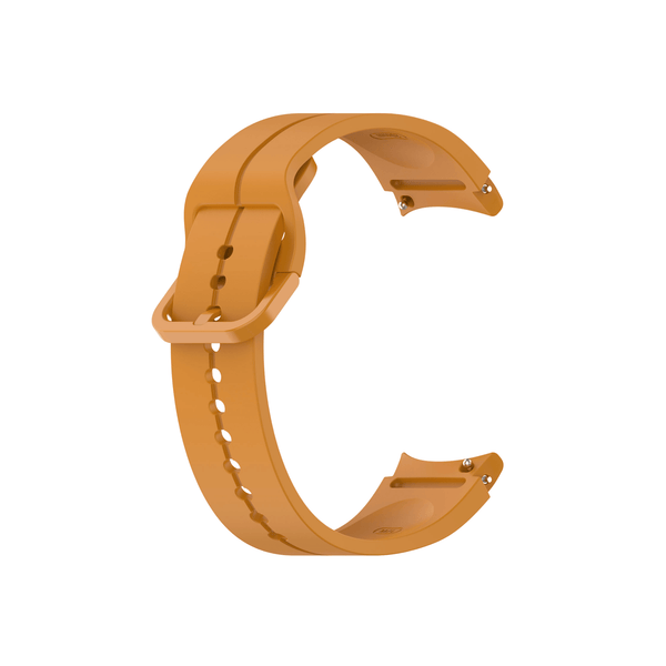 Erstes Armbandteil in Orange mit Dornschließe – kompatibel mit allen Smartbandz Modellen.