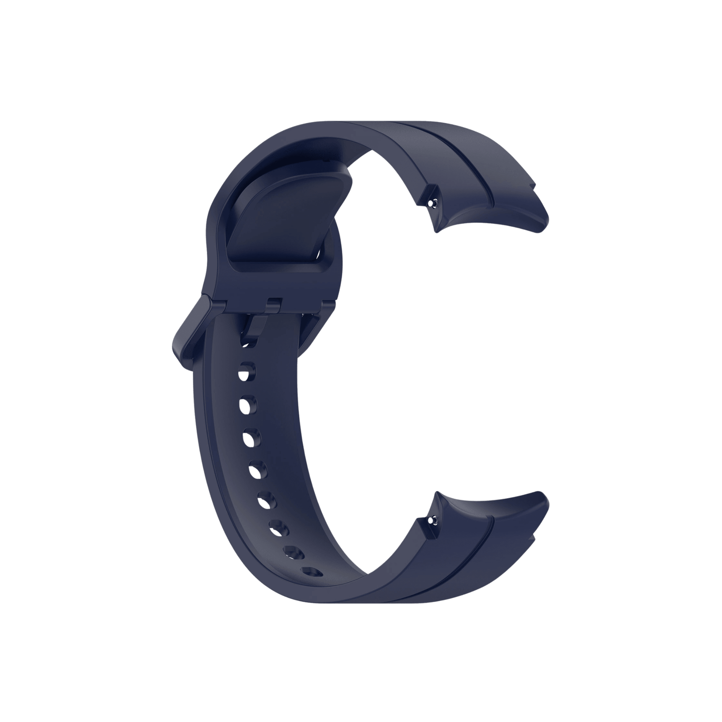 Dunkelblaues Einzelteil des Sportarmbands – flexible Passform für deine Smartwatch.