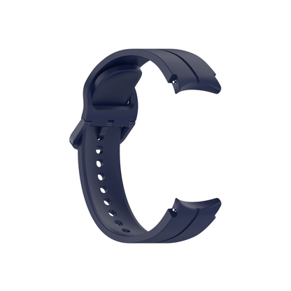 Dunkelblaues Einzelteil des Sportarmbands – flexible Passform für deine Smartwatch.