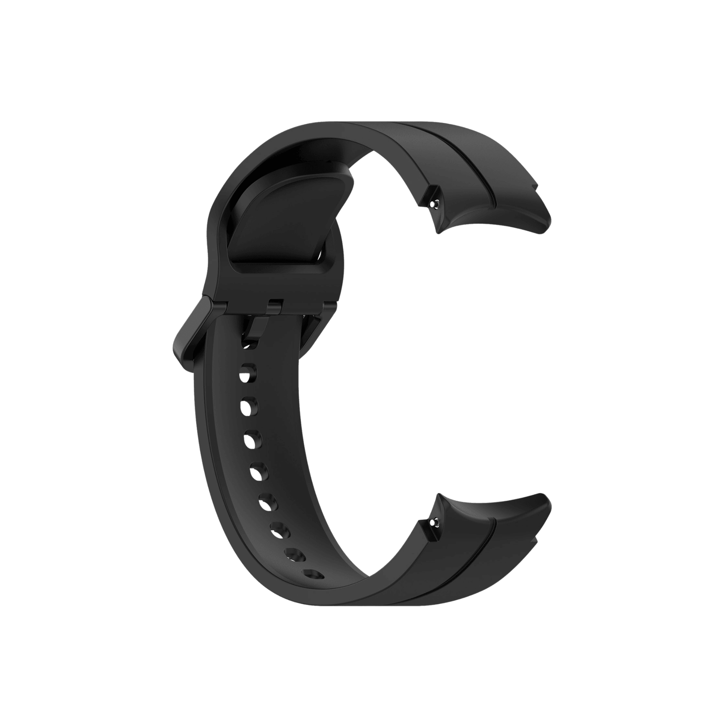 Schwarzes Ersatzteil für dein Smartwatch Armband – sportlich, langlebig und flexibel.