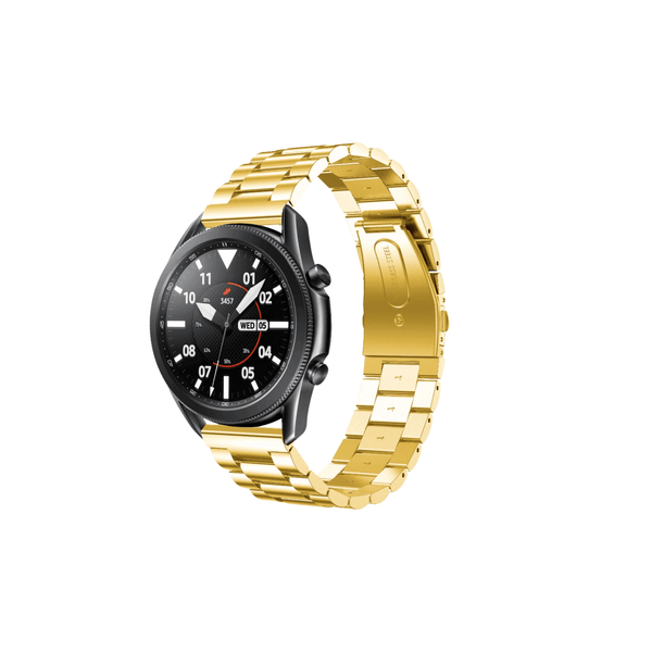 Samsung Watch mit goldenem Edelstahlarmband – luxuriöses Chain-Modell von Smartbandz