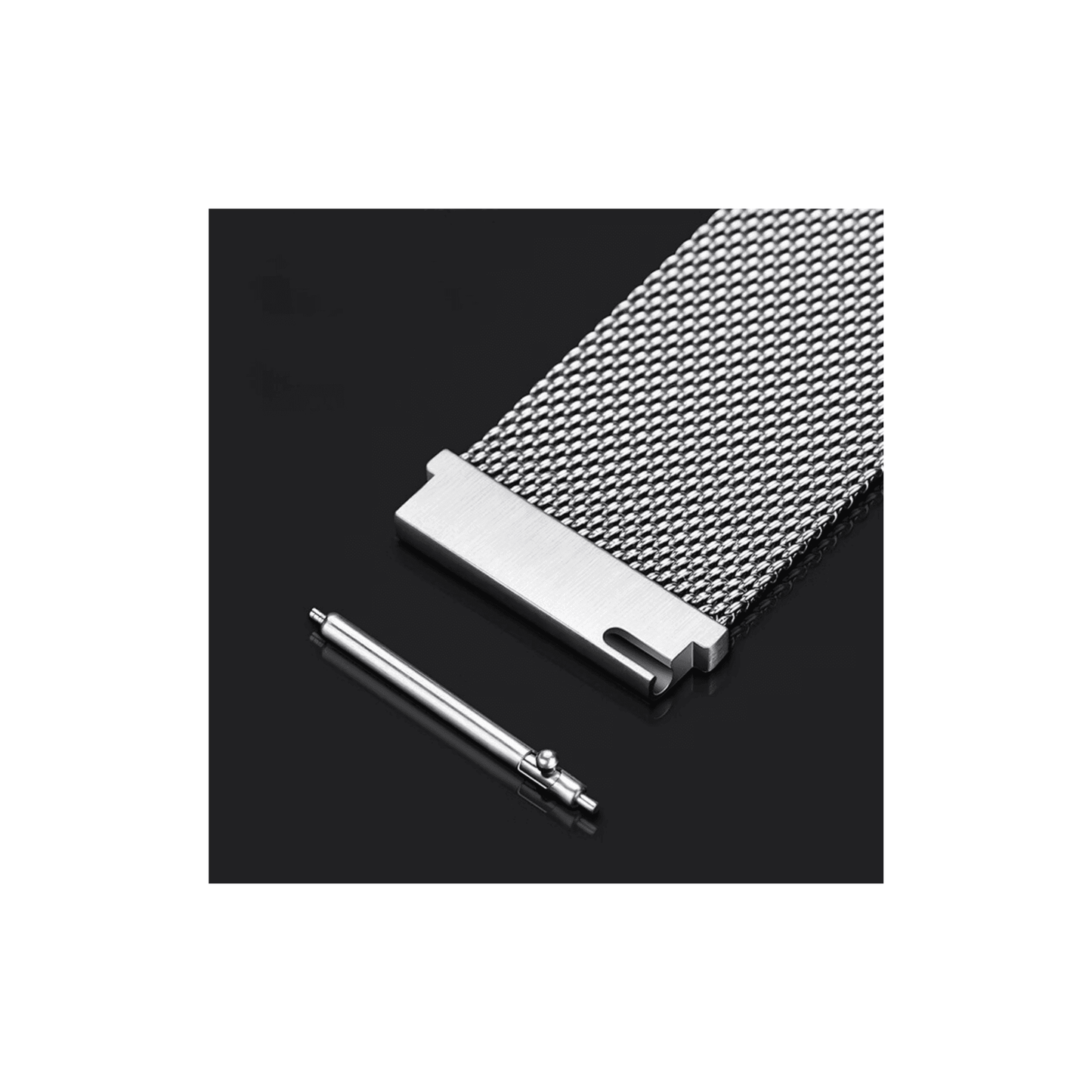 Smartbandz "Mesh"Milanese Armband für Garmin Watch Edelstahl Armband 