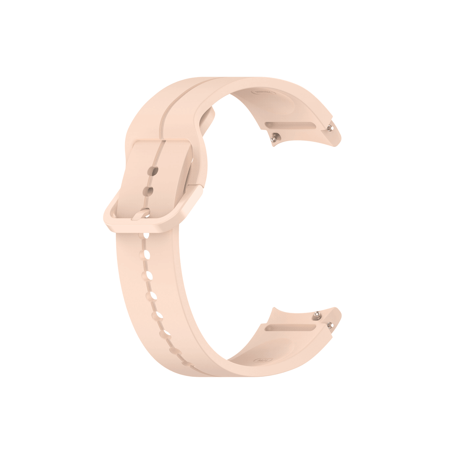 Einzelnes Smartwatch-Armbandteil in Rosé mit Schließe – Seite A.