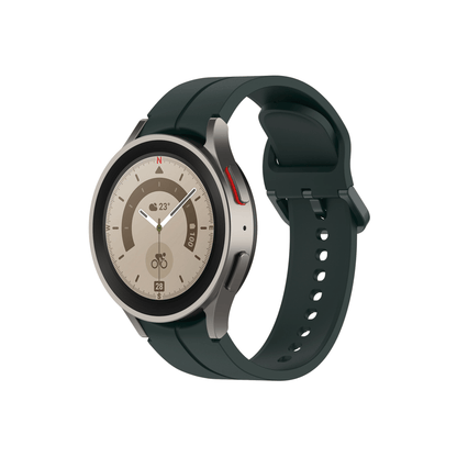 Sportliches Smartwatch-Armband in Schwarzgrün – robust und modern.