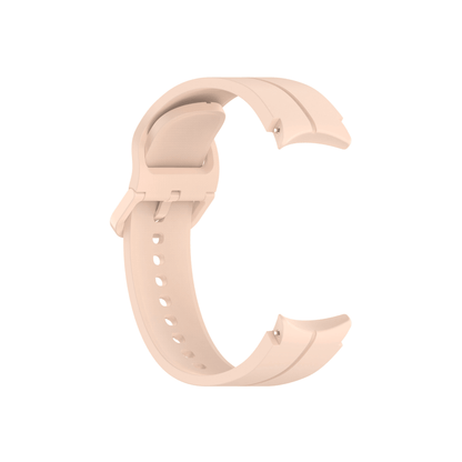Einzelnes Smartwatch-Armbandteil in Rosé mit Löchern – Seite B.