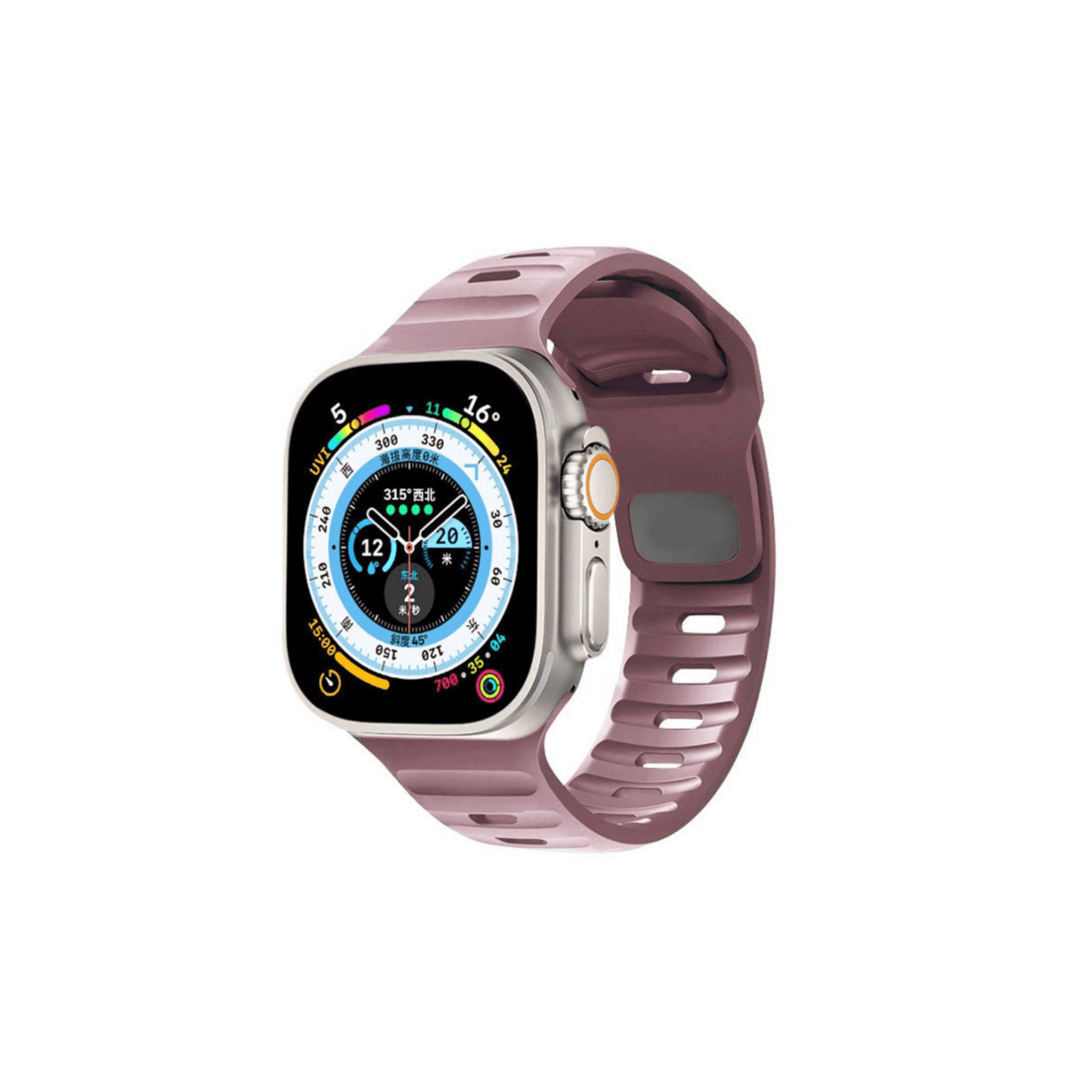 Fliederfarbenes Active Air Armband – leicht, flexibel & modern für deinen sportlichen Alltag