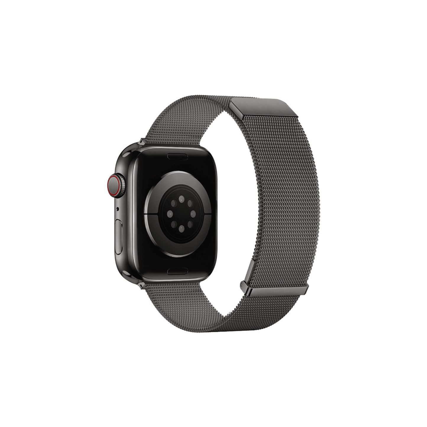 Grau trifft Eleganz – stilvolles Milanaise Armband für deine Apple Watch