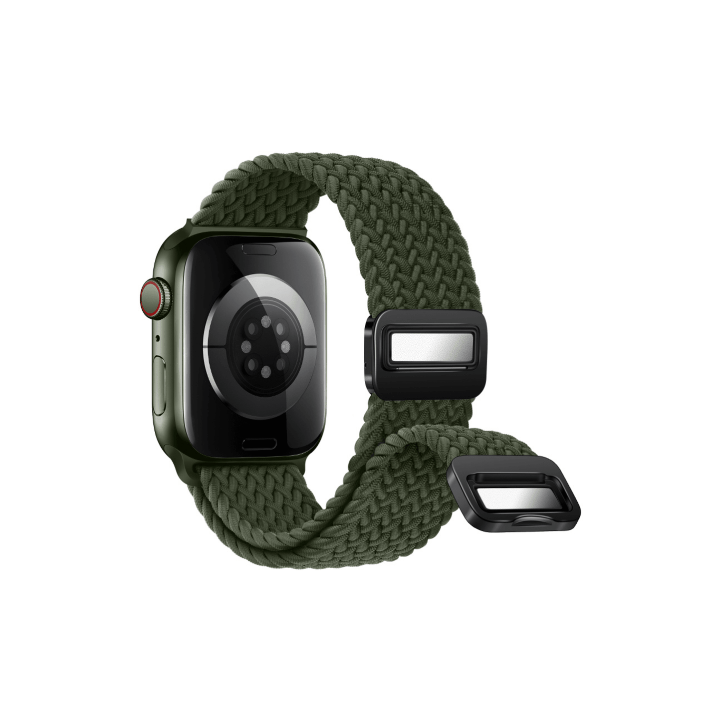 Casual Loop Militärgrün – widerstandsfähiges Armband mit starkem Magnetverschluss