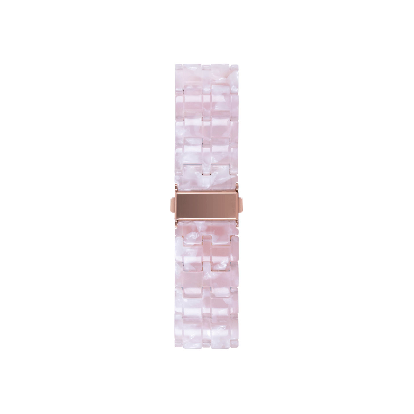 Modernes Pink Resinarmband für Apple Watch – edles Accessoire mit Butterfly-Schließe und maximalem Komfort.