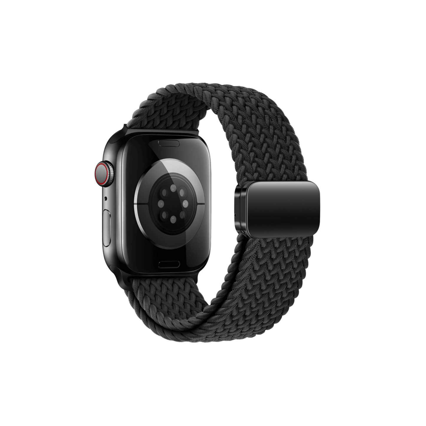 Flexibles Textilarmband Schwarz – modernes Apple Watch Band mit hohem Komfort