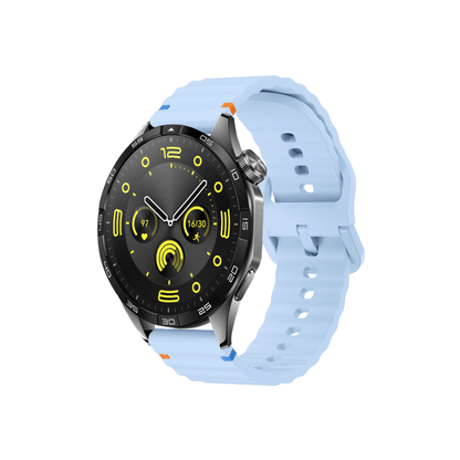 Aurum Armband in Ozean-Blau – sportlicher Frischekick für Samsung, Garmin & Amazfit (20 mm)