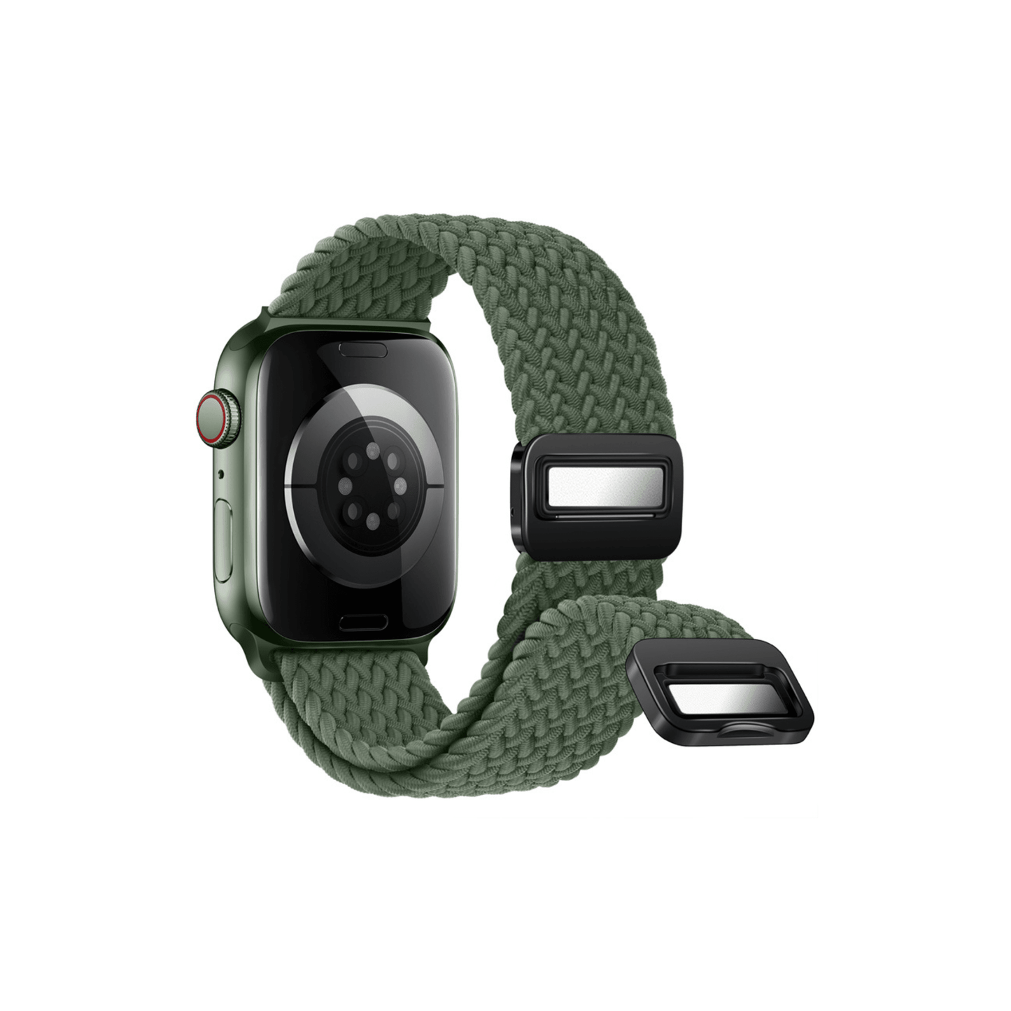 Olivegrünes Apple Watch Armband – robust & elegant für Alltag und Training