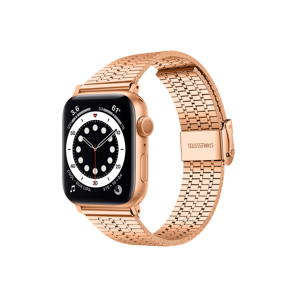 Elysium Armband in Bronze – markantes Edelstahlarmband im Vintage-Style für deine Apple Watch