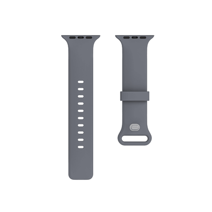Flexibles Silikonarmband in Anthrazit – ideal für aktive Tage, Business & Training