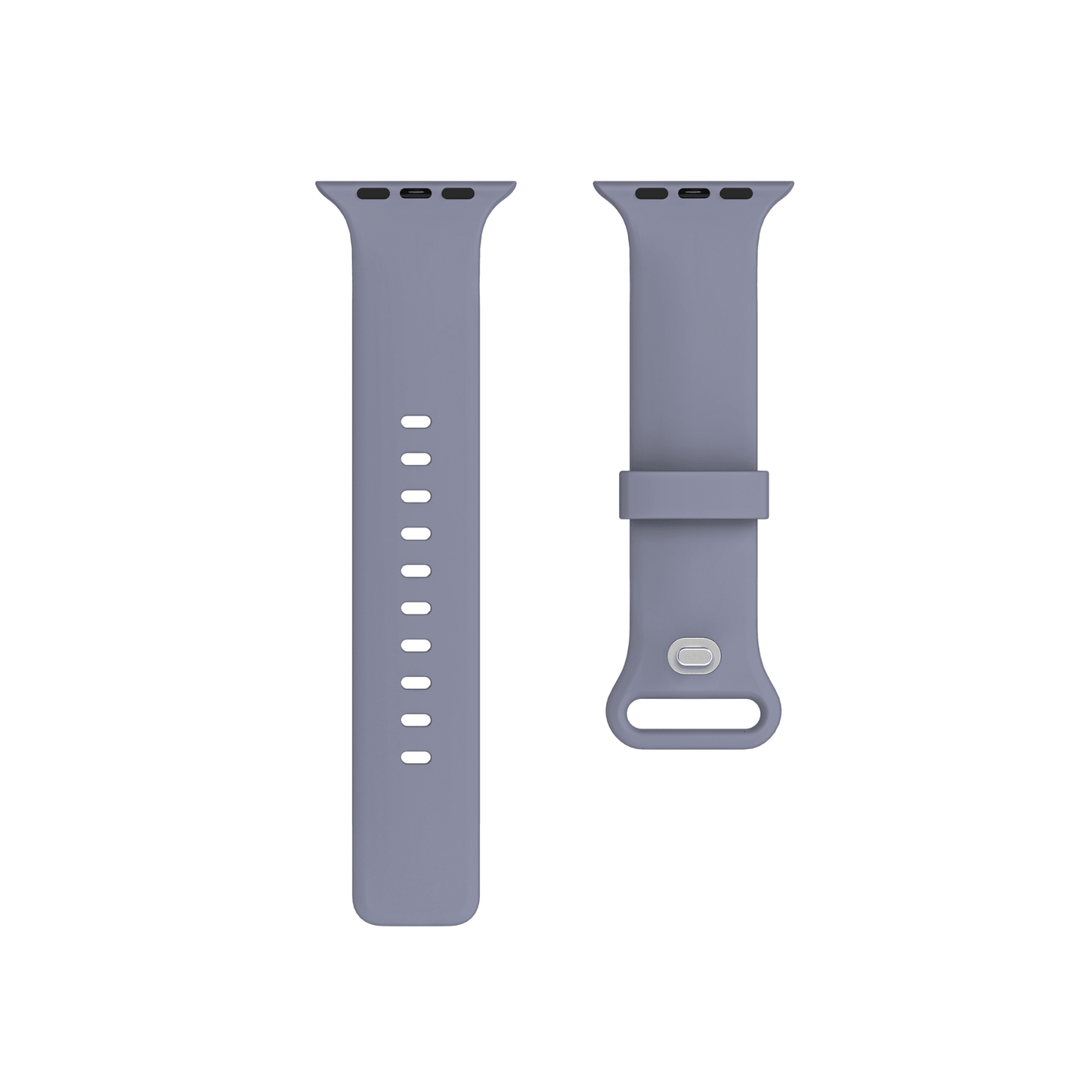 Fit Silikonarmband in Hellgrau – ideal für Alltag, Business oder dein Workout