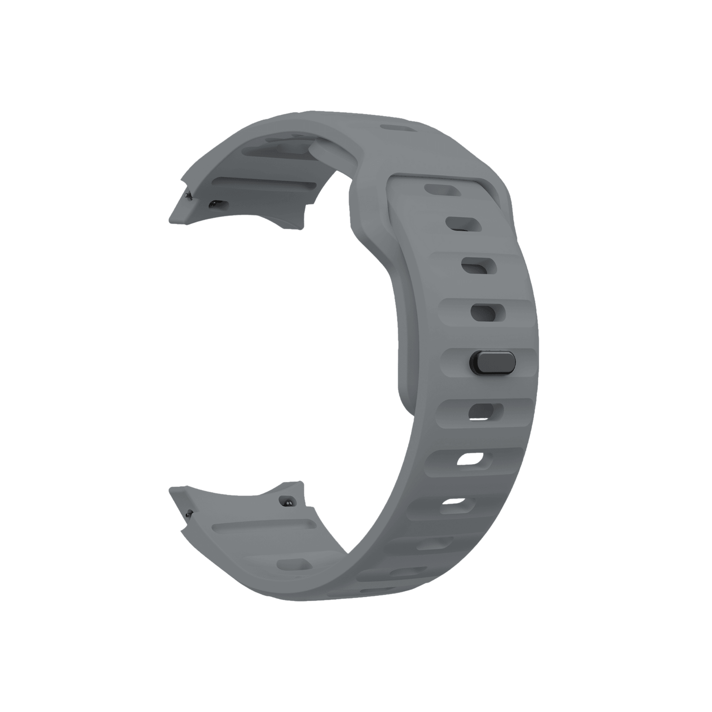 Sportarmband in Grau für 20 mm Anschlüsse – eleganter Look für Workouts und Alltag.