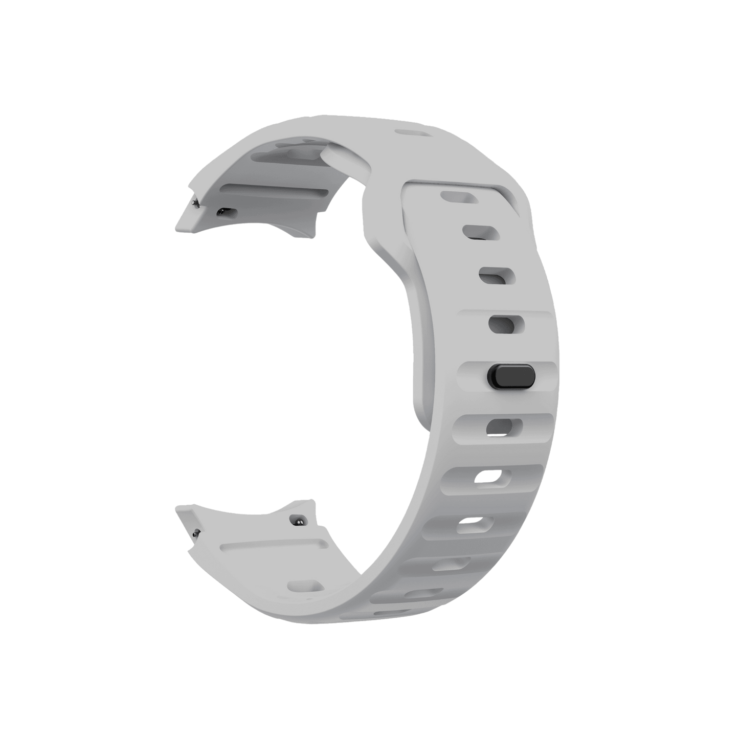 Hellgraues Fit Pulse Armband – atmungsaktiv, leicht und perfekt für aktive Trägerinnen und Träger.