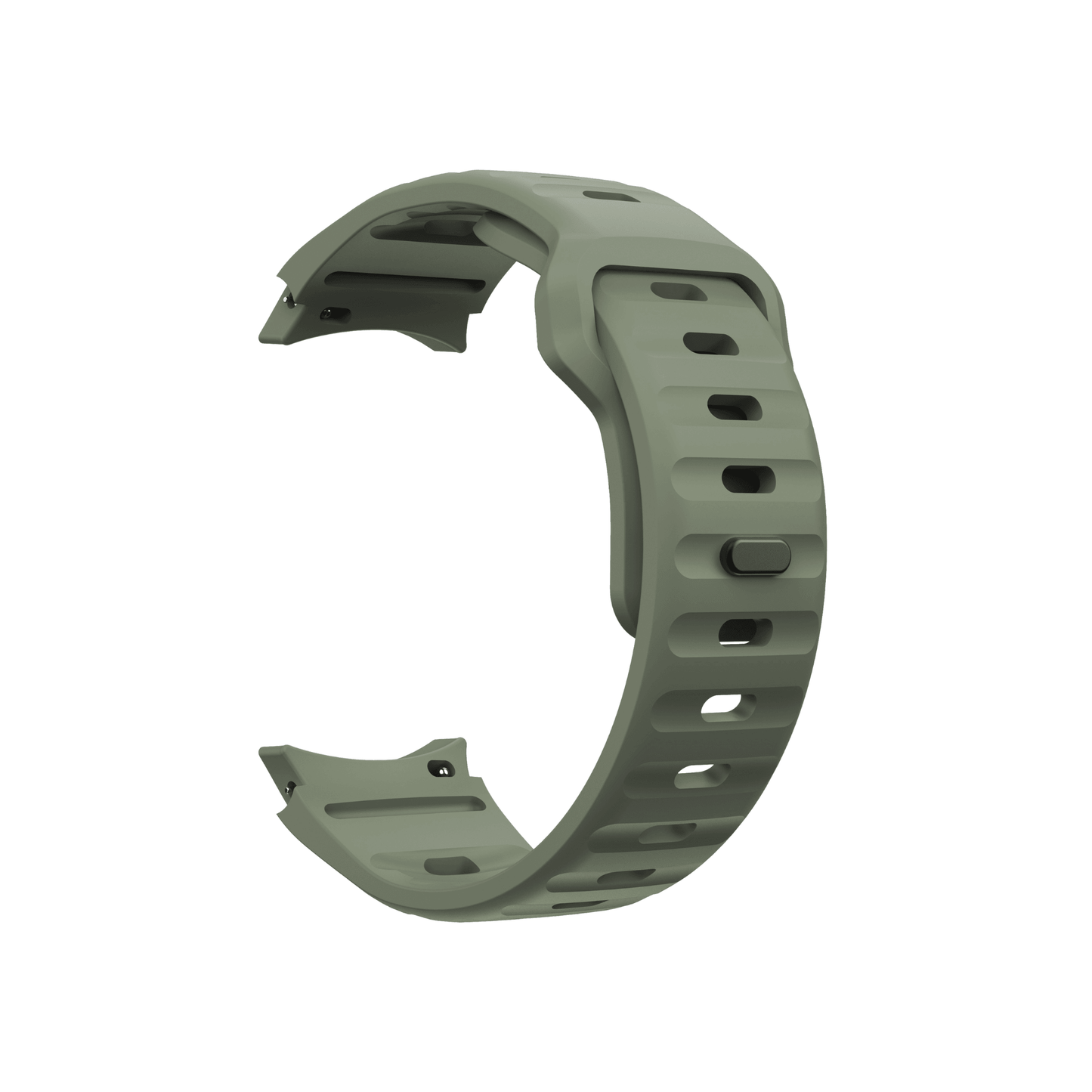Sportarmband in Militärgrün für 20 mm Anschlüsse – eleganter Look für Workouts und Alltag.