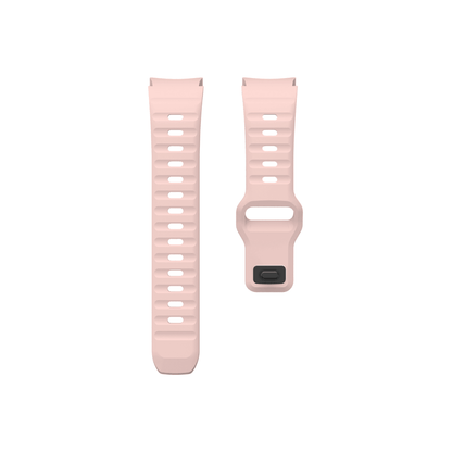 Flexibles Silikonarmband in Pink – stylischer Begleiter für deine Smartwatch mit optimalem Halt.