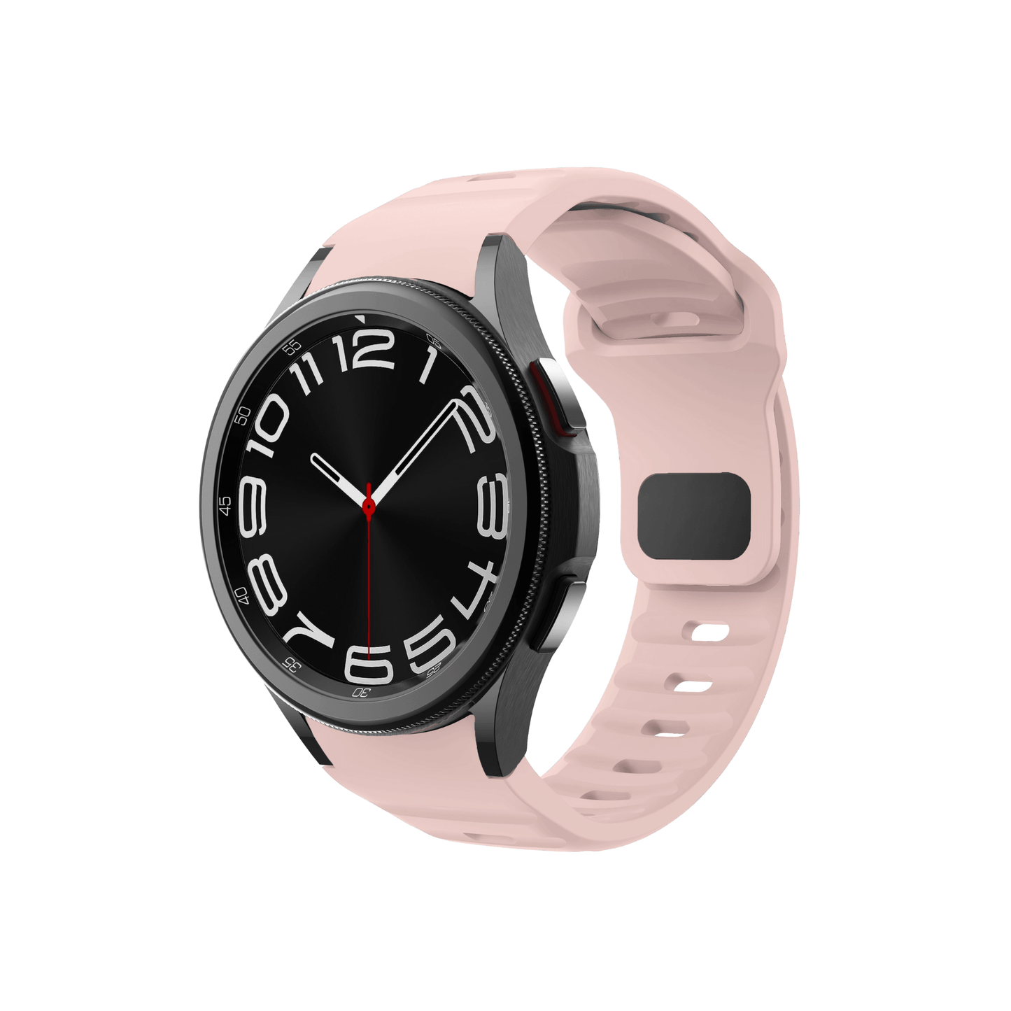 Smartbandz Fit Pulse in Pink – sportliches Silikonarmband mit 20 mm Breite, ideal für Smartwatches beim Training.