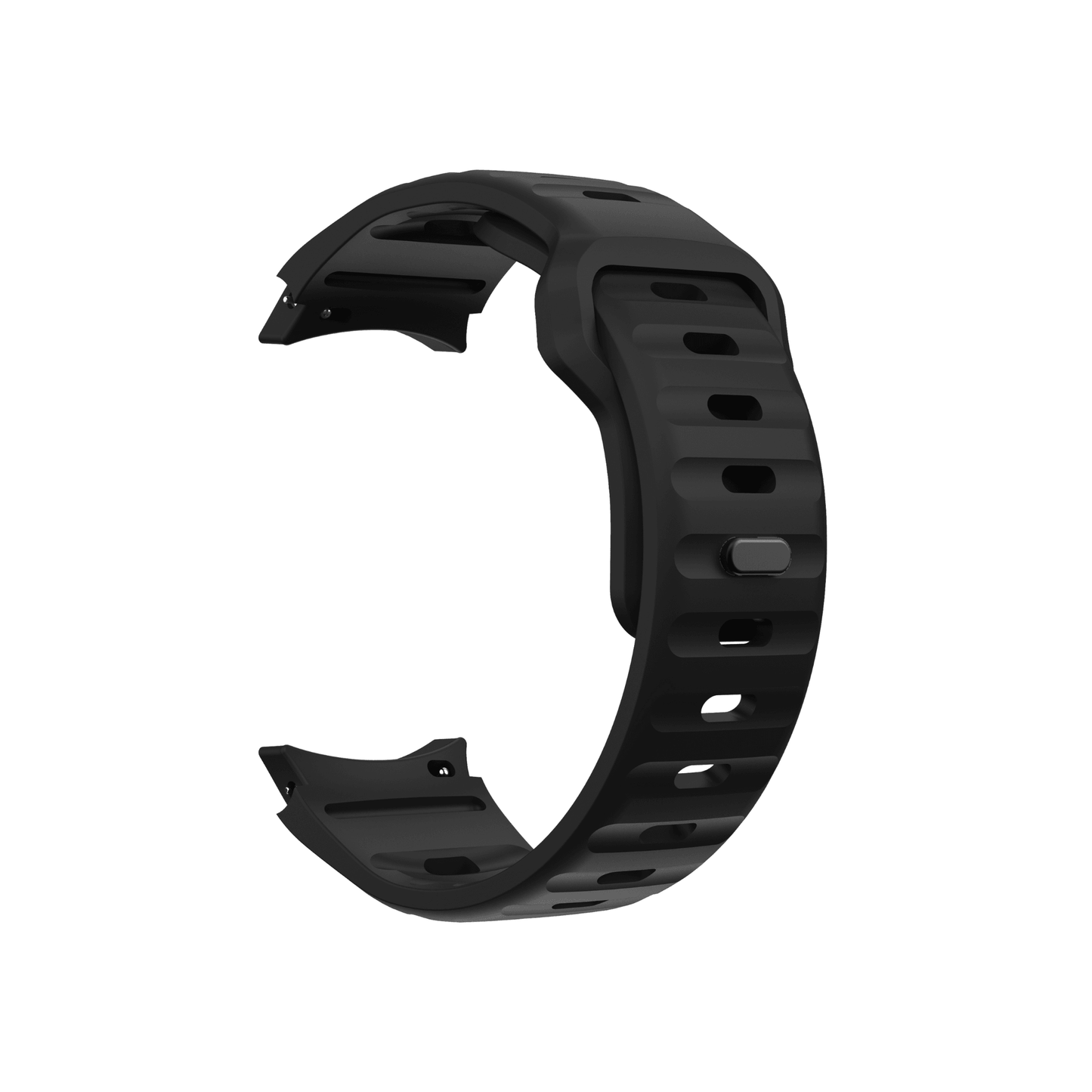 Sportarmband in Schwarz für 20 mm Anschlüsse – eleganter Look für Workouts und Alltag.