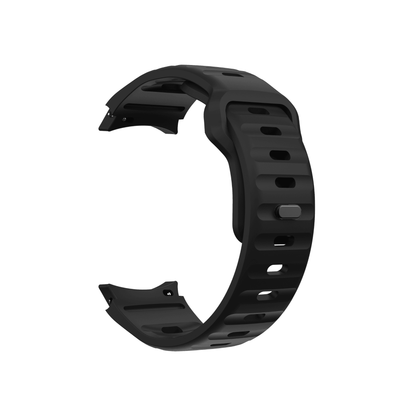 Sportarmband in Schwarz für 20 mm Anschlüsse – eleganter Look für Workouts und Alltag.
