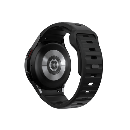 Schwarzes Fit Pulse Armband – atmungsaktiv, leicht und perfekt für aktive Trägerinnen und Träger.