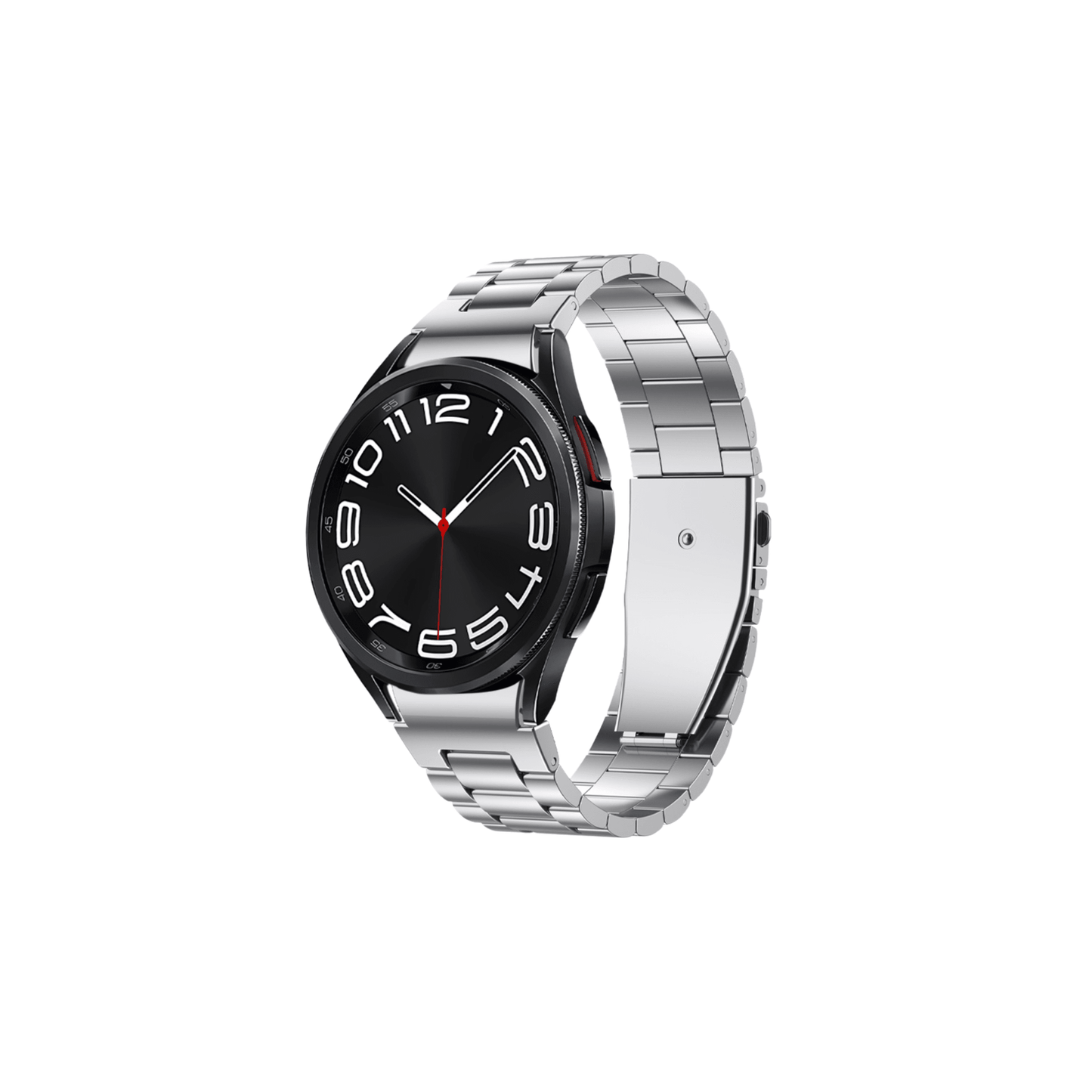 Smartbandz Matrix Edition – elegantes Edelstahlarmband mit 20 mm Bandbreite für Smartwatches, verbindet luxuriöses Design mit langlebigem Tragekomfort.