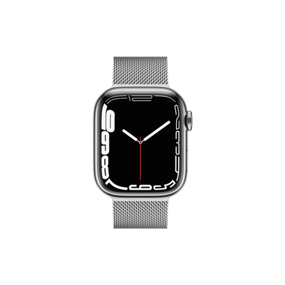 Silbernes Milanaise Armband – geschmeidig, langlebig & modern für deine Apple Watch