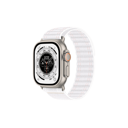 Novo Loop in Weiß-Pink – stylisch & bequem für Apple Watch Trägerinnen