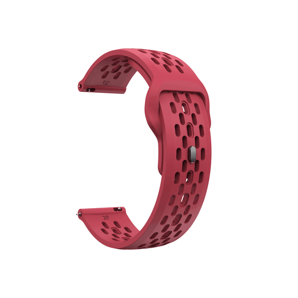 Universalarmband Running Air in Rot – ideal für Training & Outdoor-Einsätze mit 20 mm Smartwatch