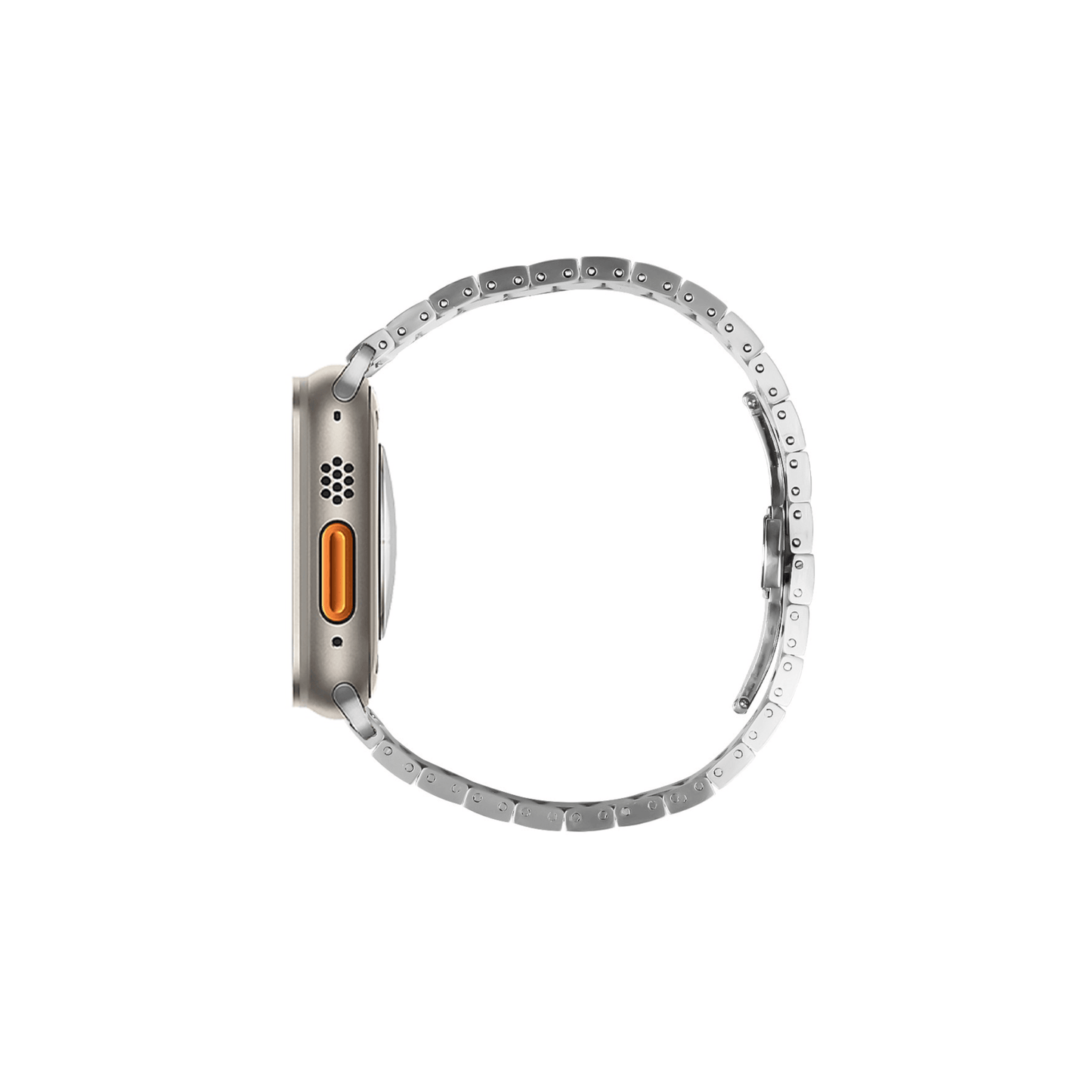 Premium Elite Edelstahlarmband Silber – ergonomische Glieder, exklusive Optik und perfekte Passform für Apple Watch.