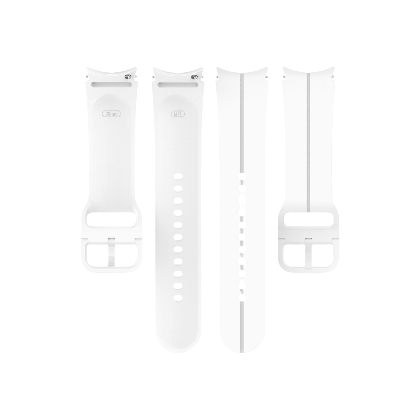 Smartbandz Active Flex Sportarmband für Samsung Galaxy Watch – flexibles, atmungsaktives 20 mm Armband für Sport, Alltag und Bewegung.