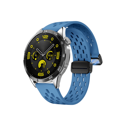 Active Plus Sportarmband Blau – perforiertes Silikon für mehr Atmungsaktivität und Flexibilität