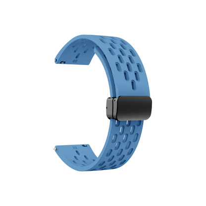 Universelles Sportarmband in Blau – geeignet für Garmin, Samsung und Amazfit Uhren mit 20 mm Stegbreite