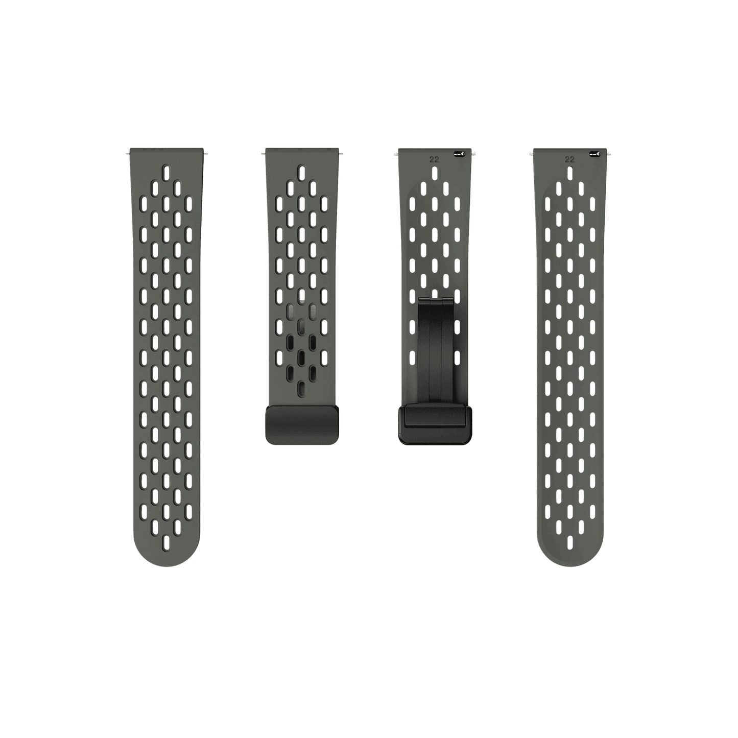 Active Plus Armband Dunkelgrau – stylischer Allrounder für Sport & Alltag mit sicherem Halt