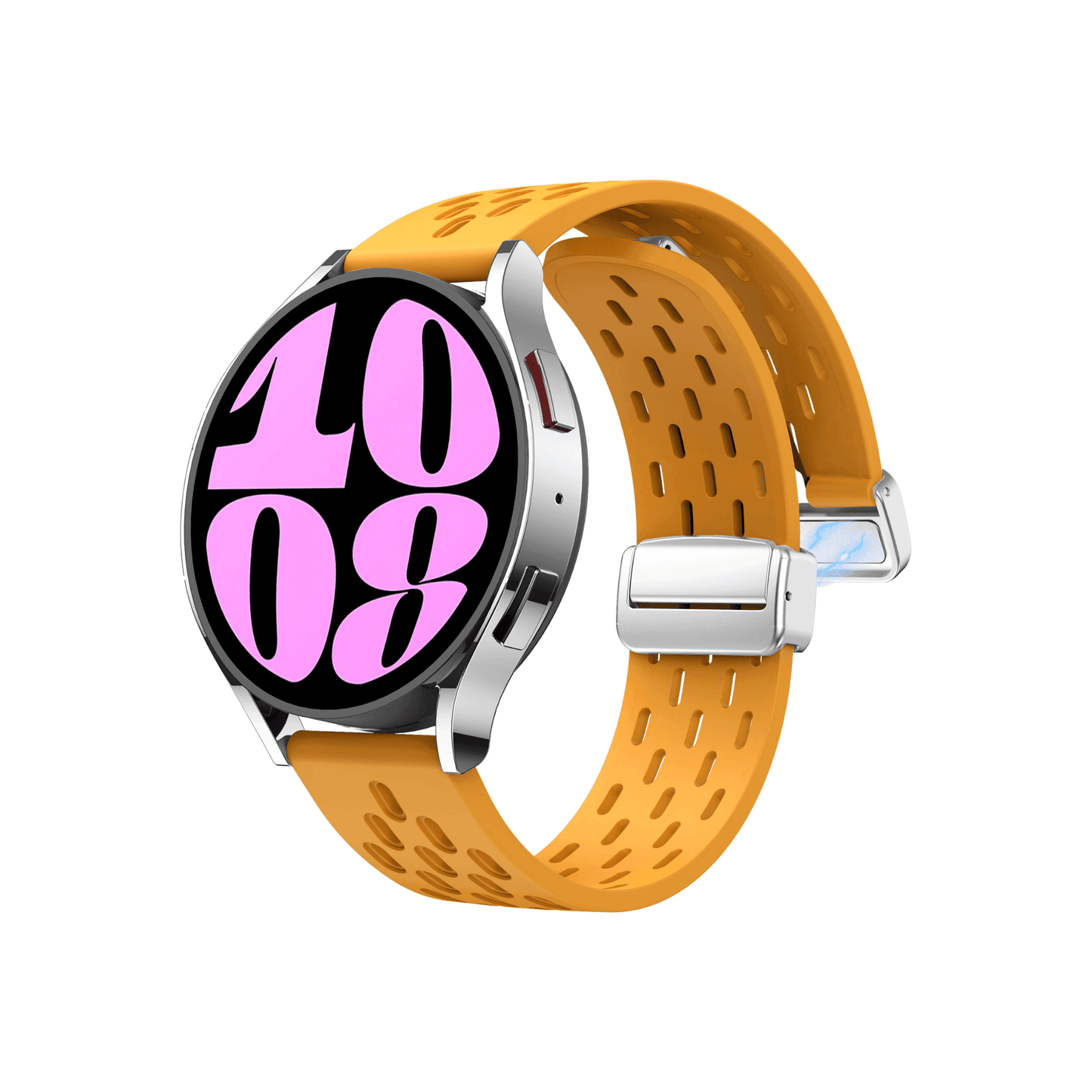 Active Plus Armband Gelb – 20 mm Universalarmband aus Silikon für Samsung, Garmin & Amazfit