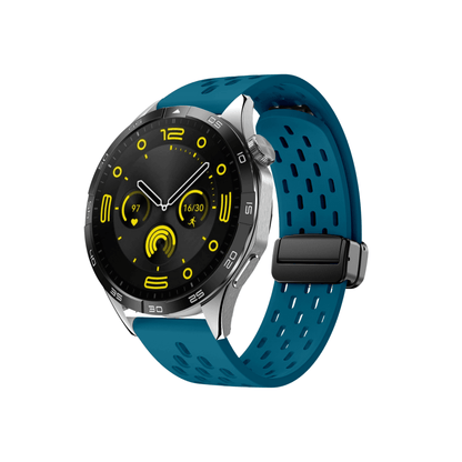 Smartwatch mit Marineblauem Active Plus Sportarmband – sportlich und elegant für Training & Alltag